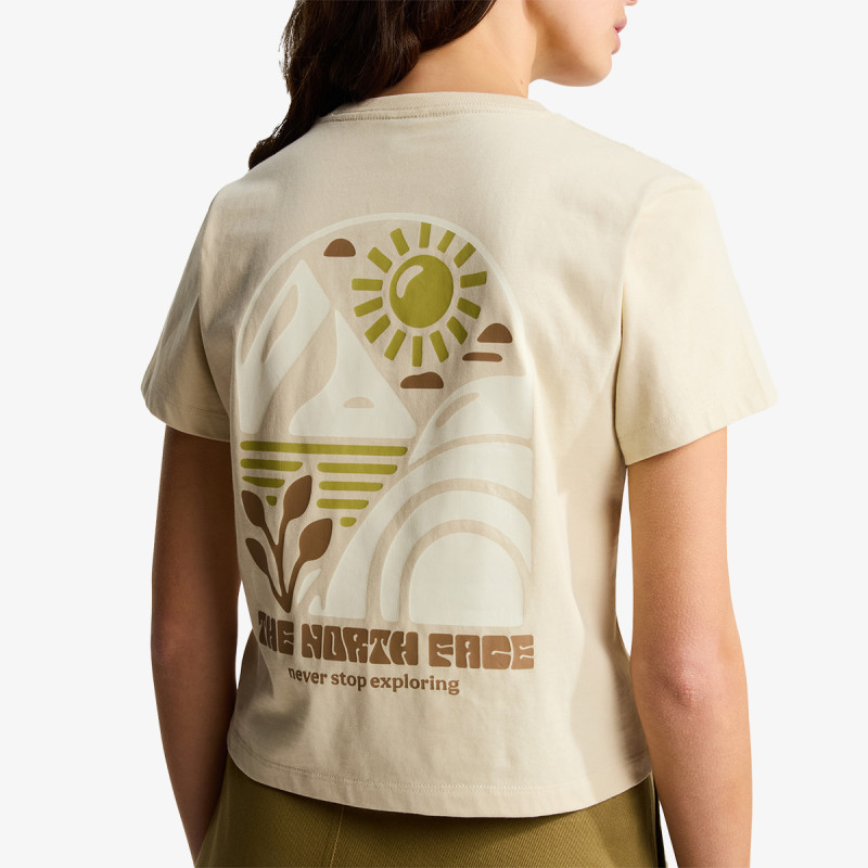 The North Face W SUN REGULAR SHORT SLEEVE CUTIE TEE-GRA 