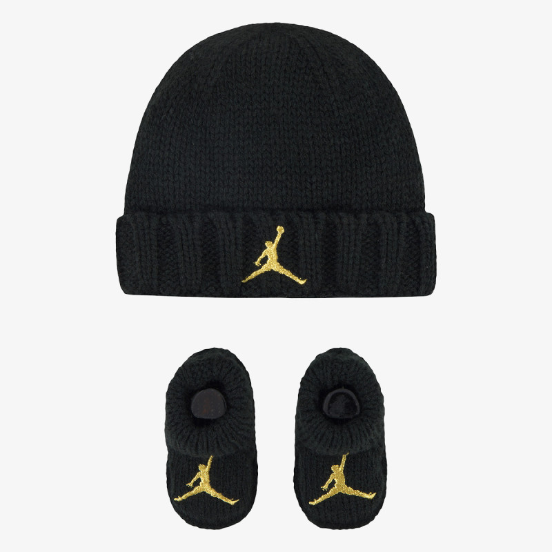 JHN CHUNKY KNIT HAT & BOOTIE S 