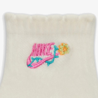 Nike NHG 3PK GIRLS FLOWRAL SOCK 