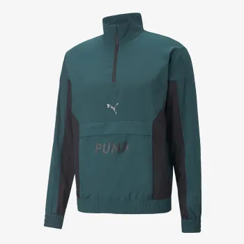 PUMA FIT WOVEN 1/2 ZIP 