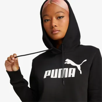 PUMA ESS LOGO HOODED DRESS 