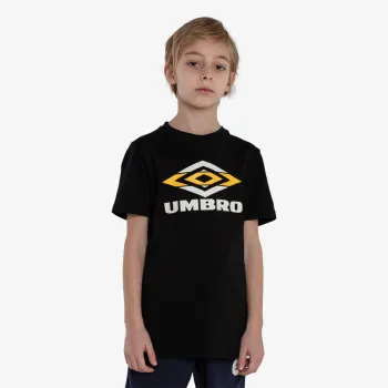 UMBRO RETRO DOUBLE LOGO T SHIRT JNR 