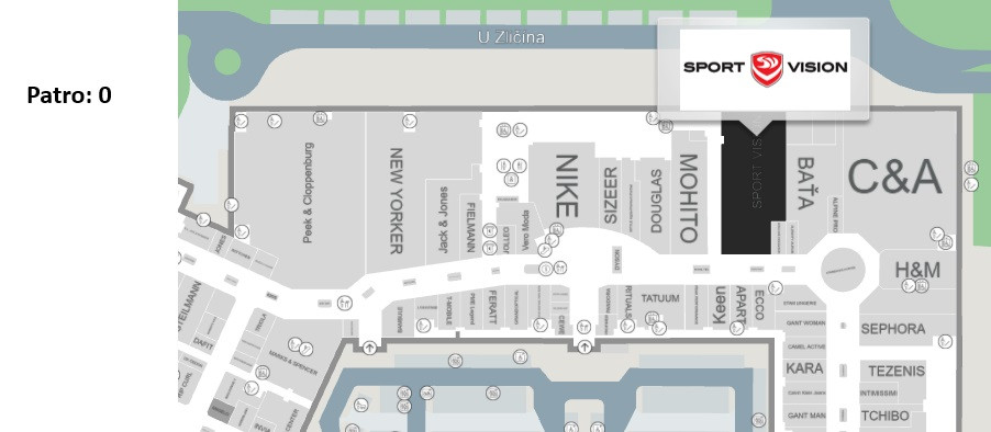 SPORT VISION, METROPOLE Zličín Praha